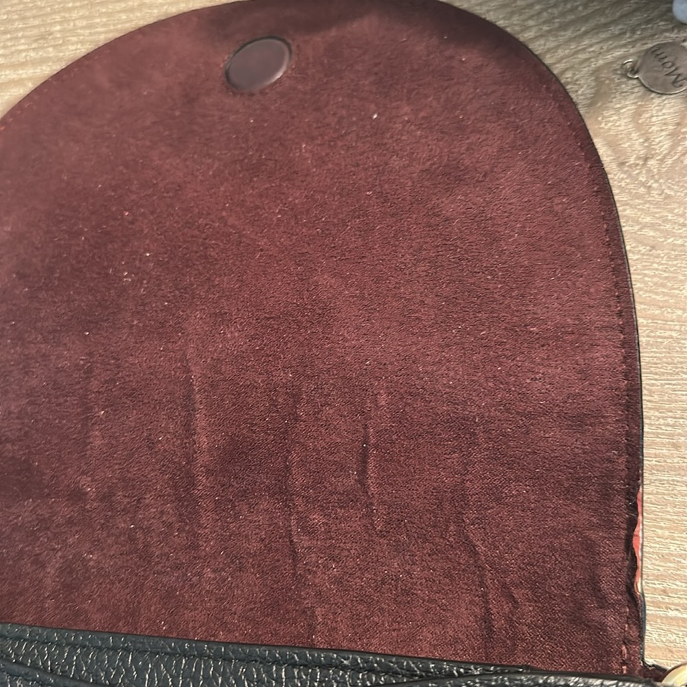 Coach “Ellen”Black Leather Crossbody Bag with Gold Accents - Picture 7 of 13